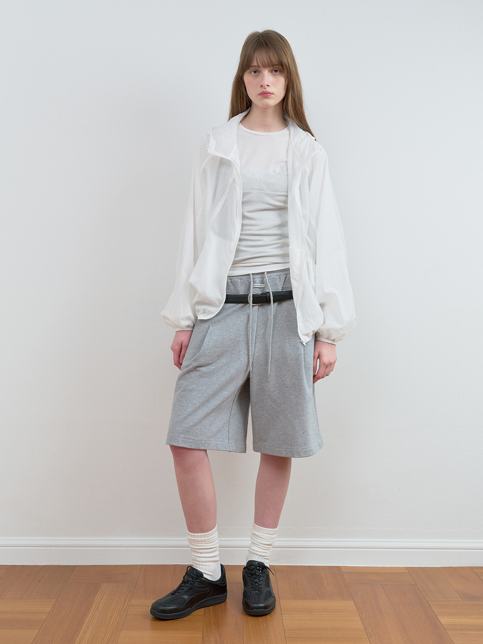 HOODED WIND JACKET WHITE