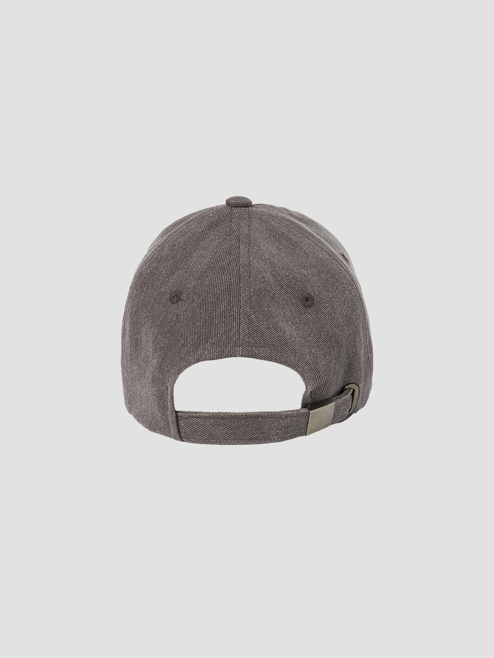 MAISON DE ROLA CAMPUS LOGO PIGMENT BALL CAP BROWN