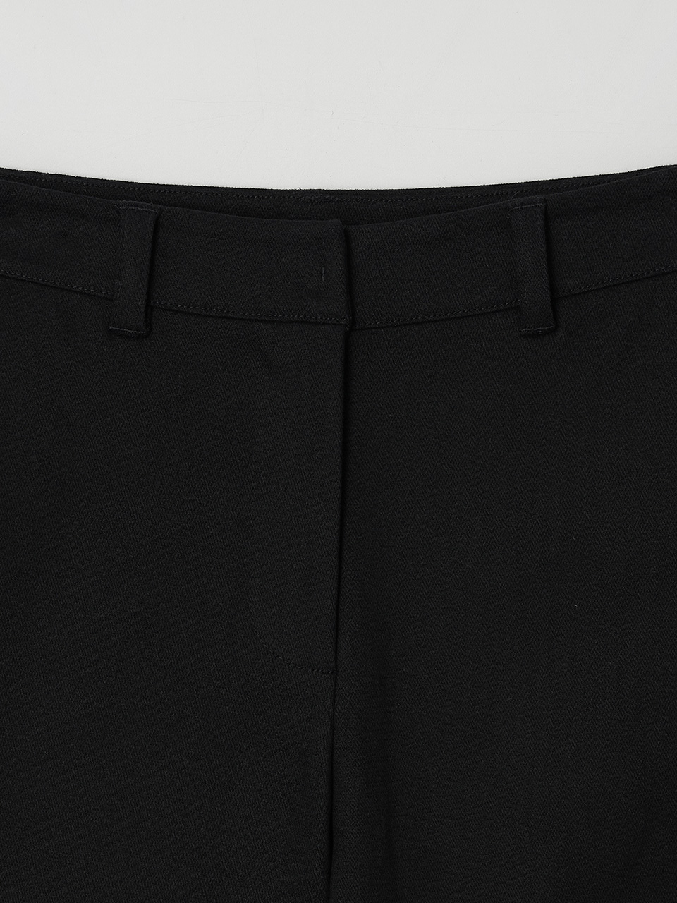 RIBBON CAPRI PANTS BLACK