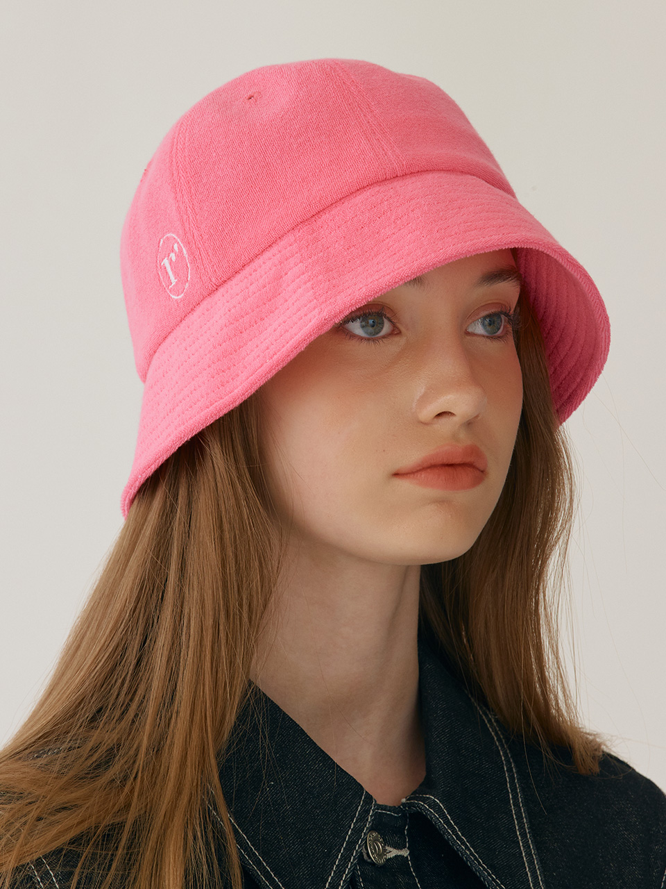 TERRY BUCKET HAT PINK