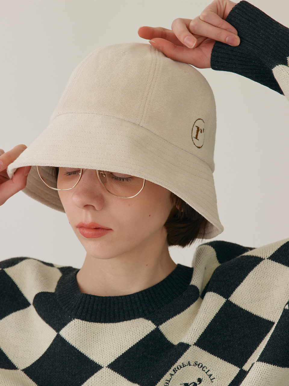 TERRY BUCKET HAT BEIGE