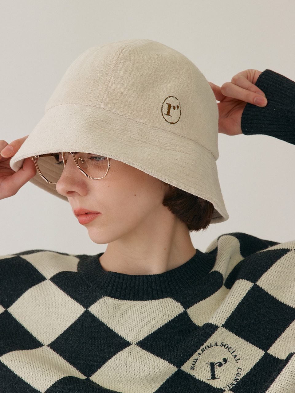 TERRY BUCKET HAT BEIGE