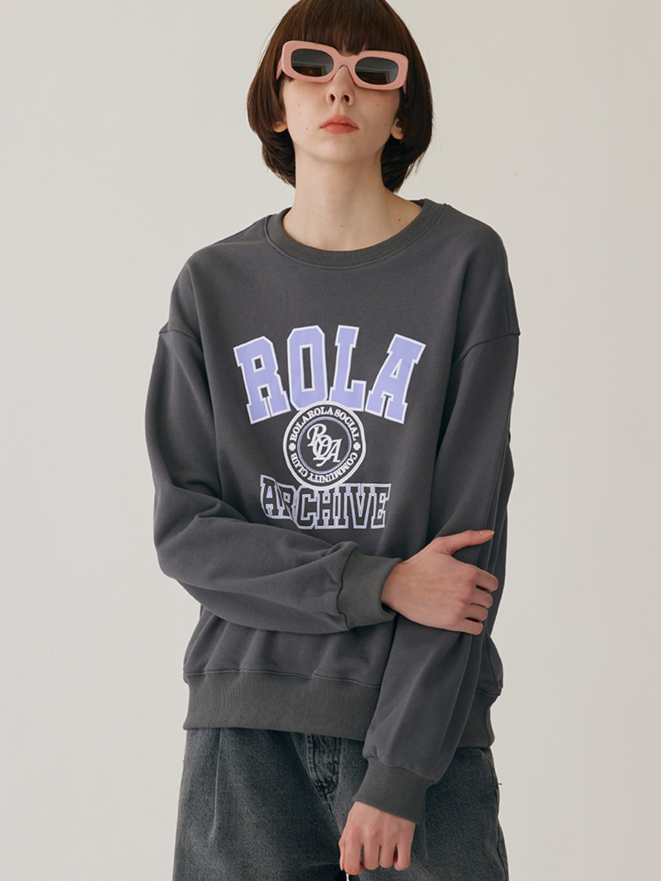 ROLA ARCHIVE SWEATSHIRT CHARCOAL