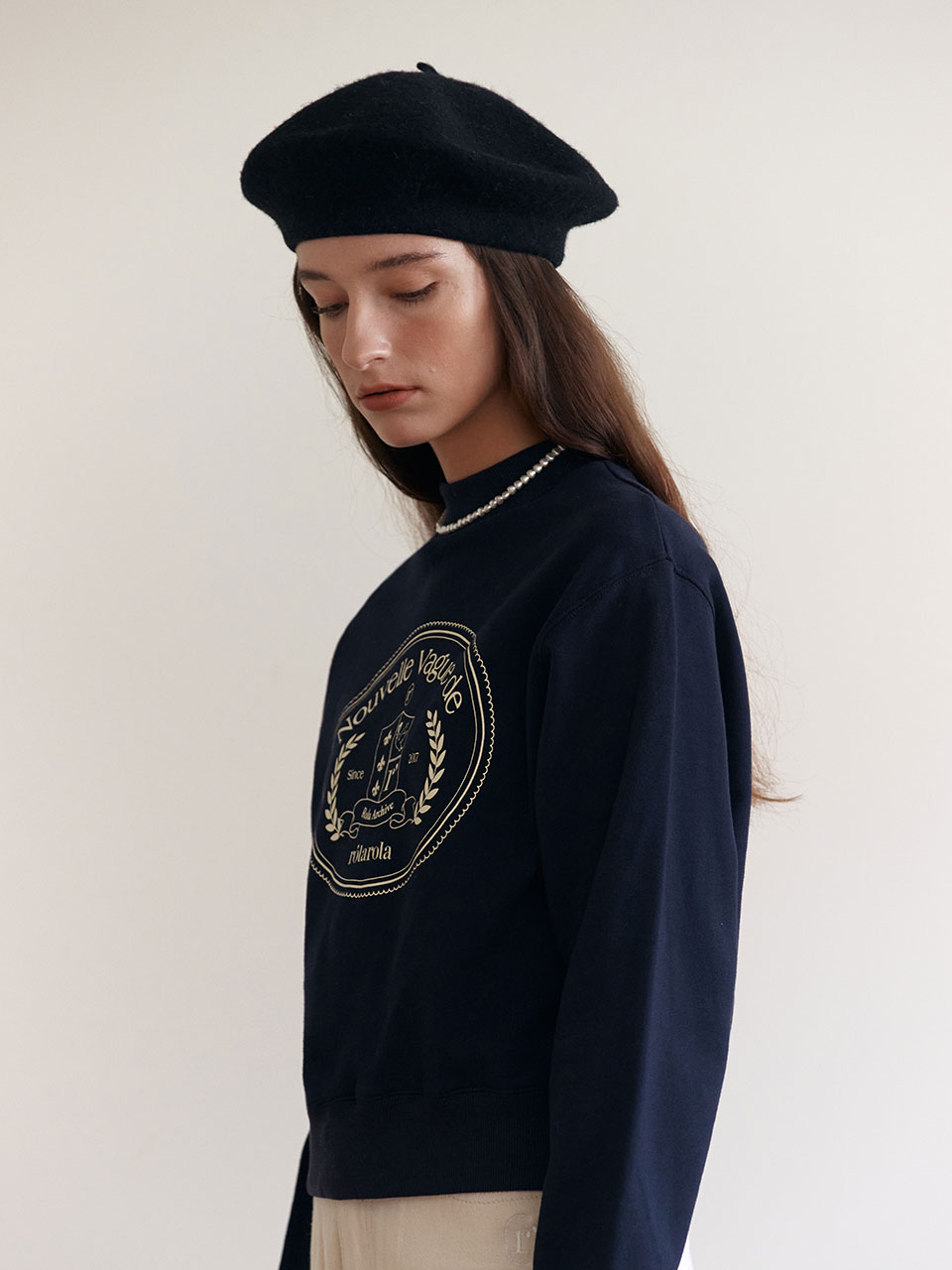 NOUVELLE VAGUE SWEATSHIRTS NAVY