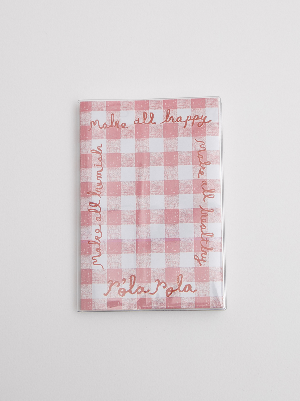 [ROLAROLA X SAKI] LETTERING DIARY PINK