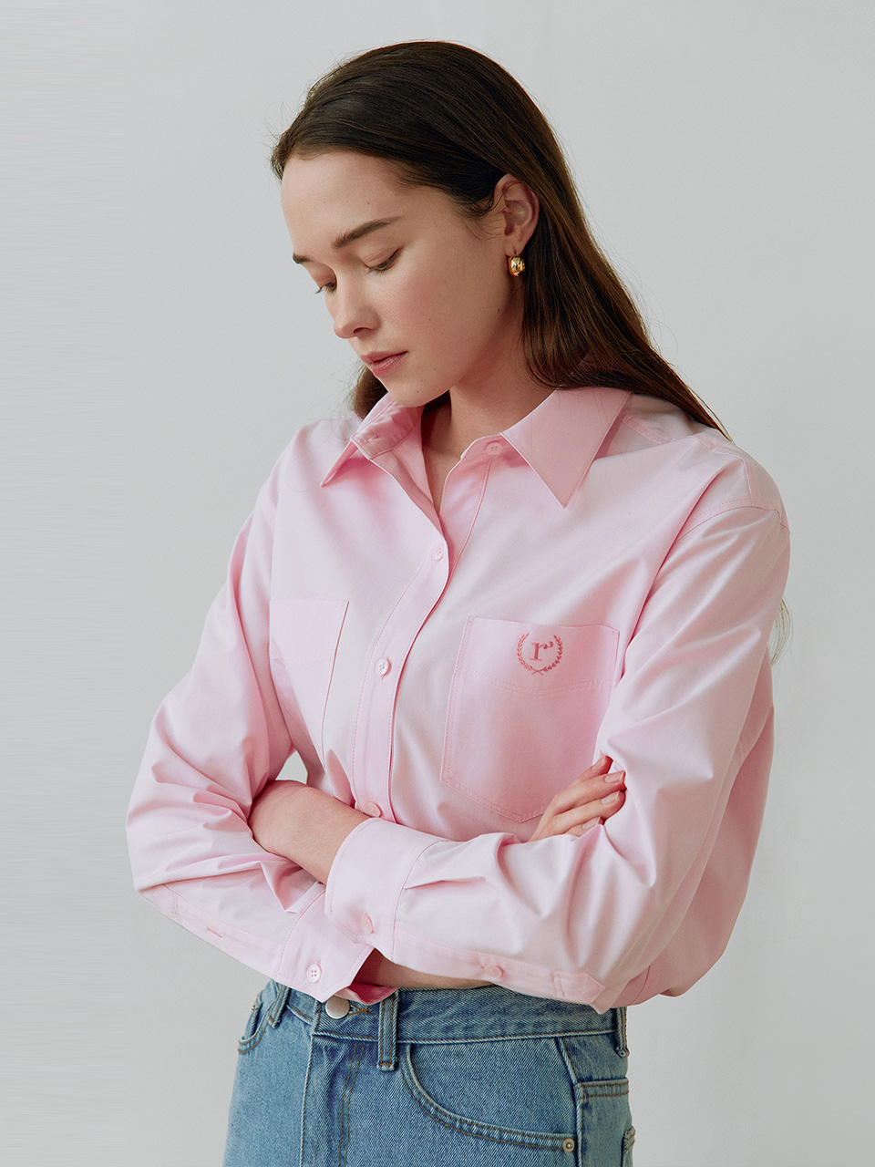 WRINKLE FREE SHIRT PINK