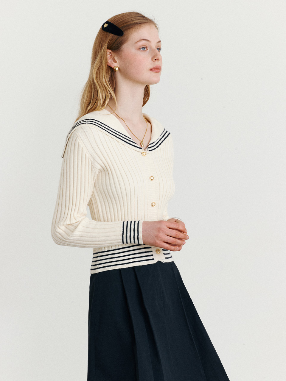 SAILOR CARDIGAN IVORY