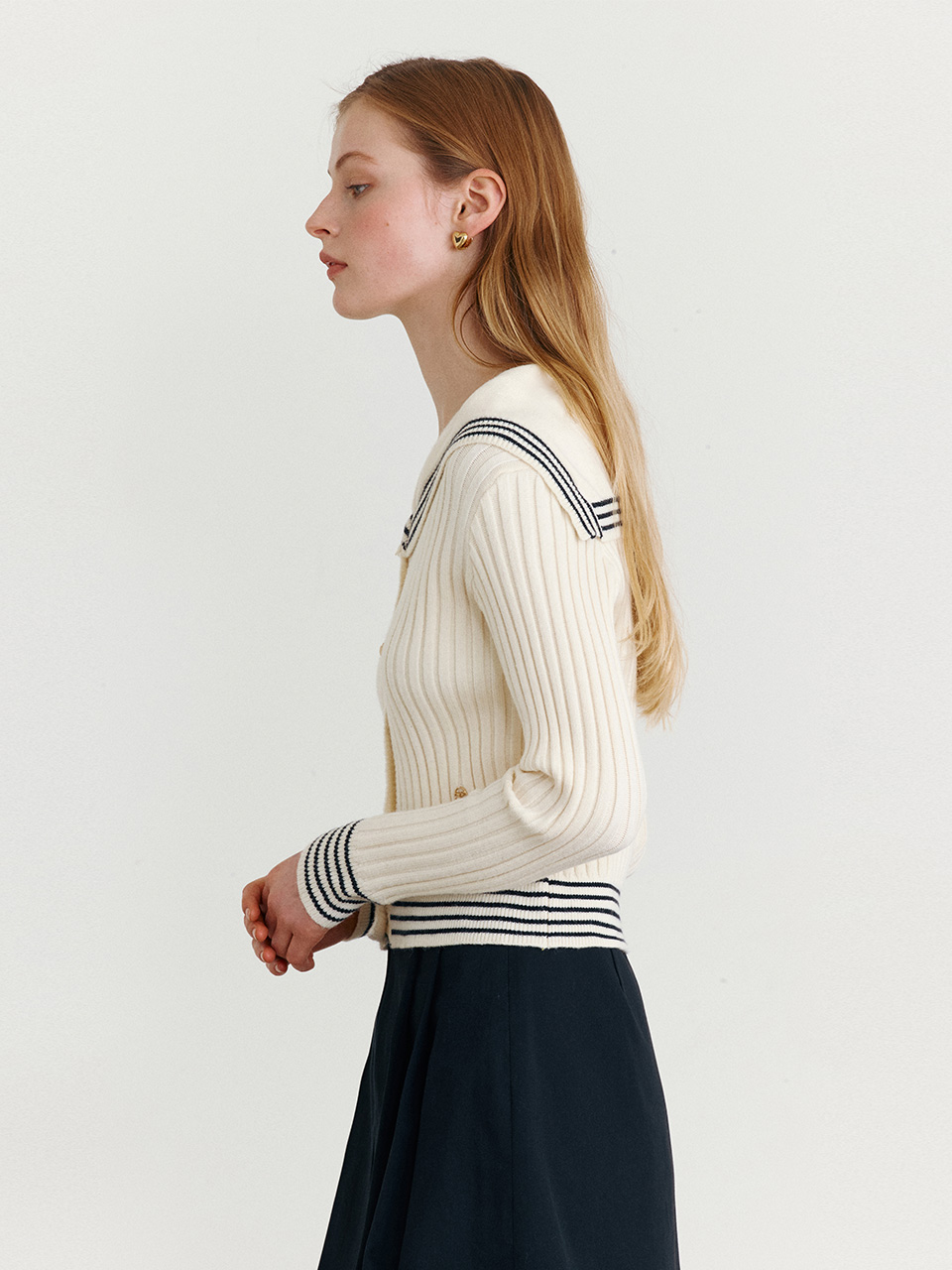 SAILOR CARDIGAN IVORY