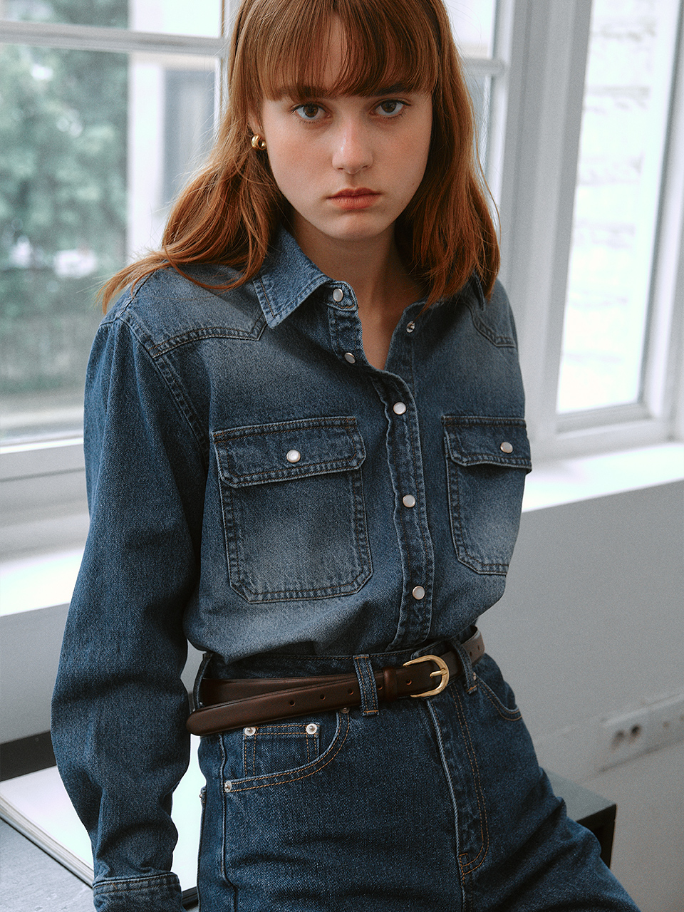 STANDARD DENIM SHIRTS BLUE