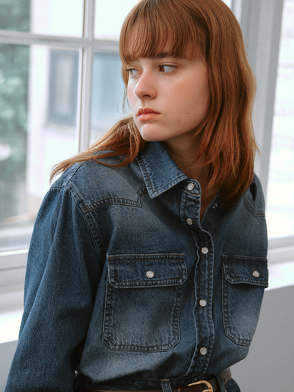 STANDARD DENIM SHIRTS BLUE