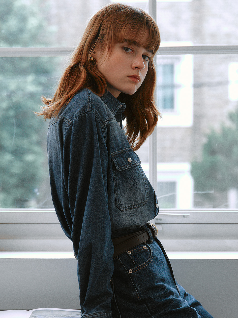 STANDARD DENIM SHIRTS BLUE