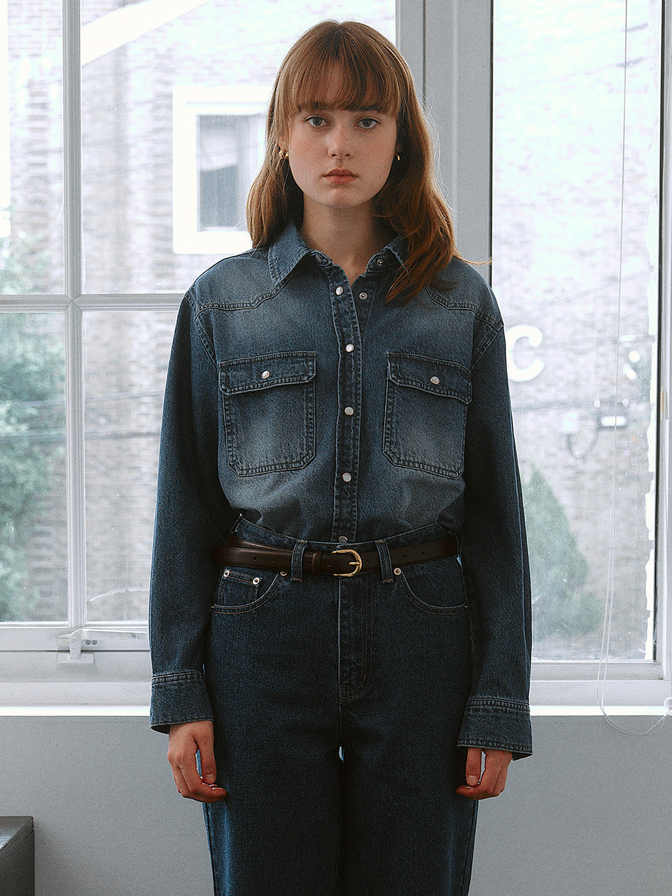 STANDARD DENIM SHIRTS BLUE