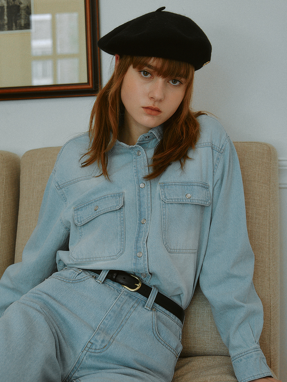 STANDARD DENIM SHIRTS LIGHT BLUE