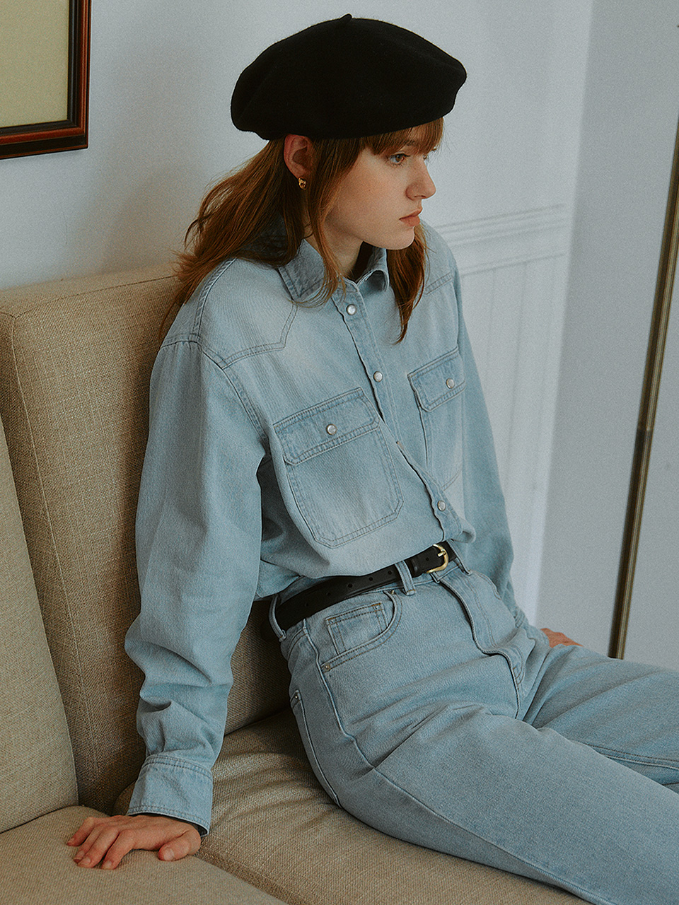 STANDARD DENIM SHIRTS LIGHT BLUE