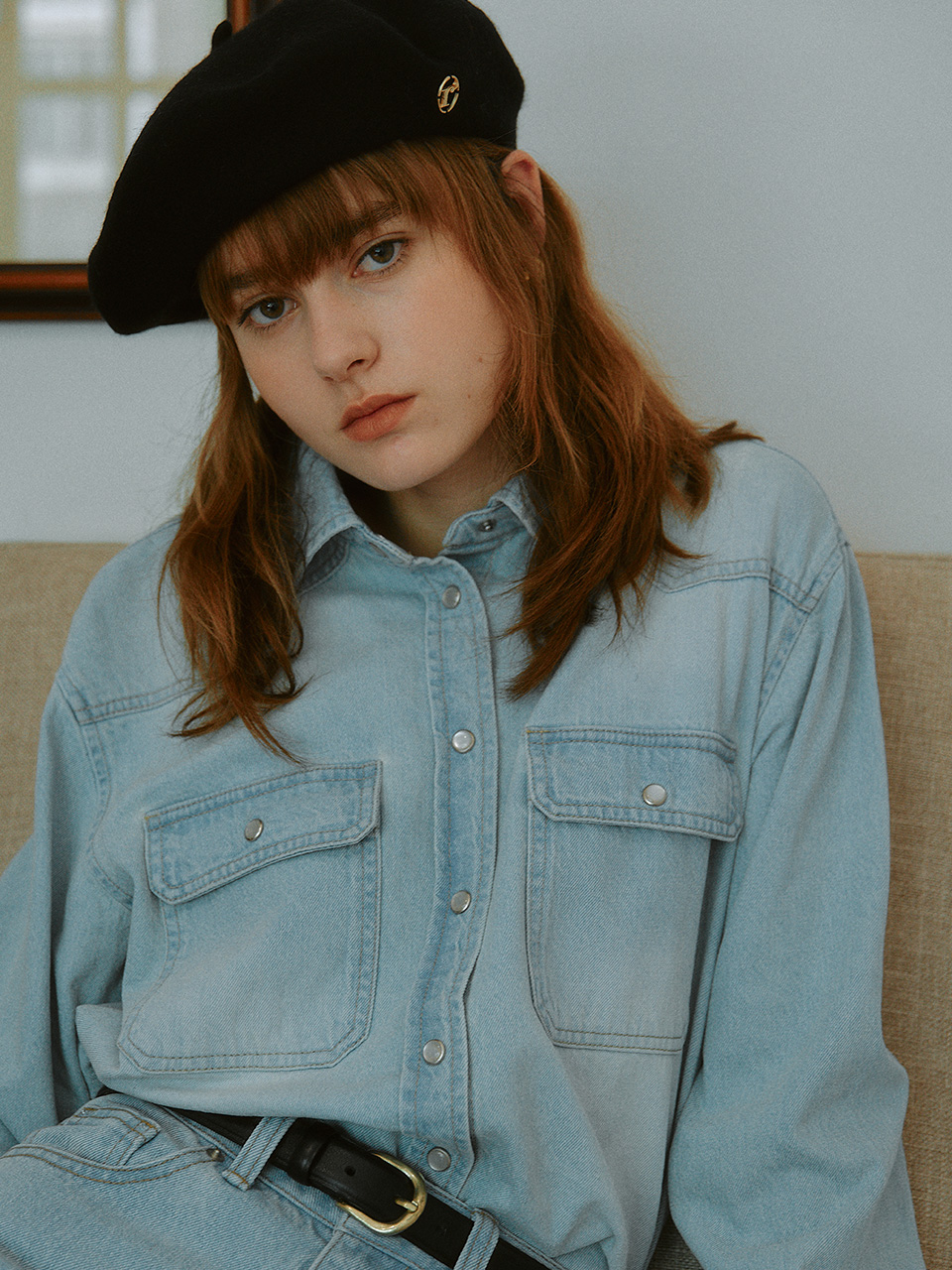 STANDARD DENIM SHIRTS LIGHT BLUE