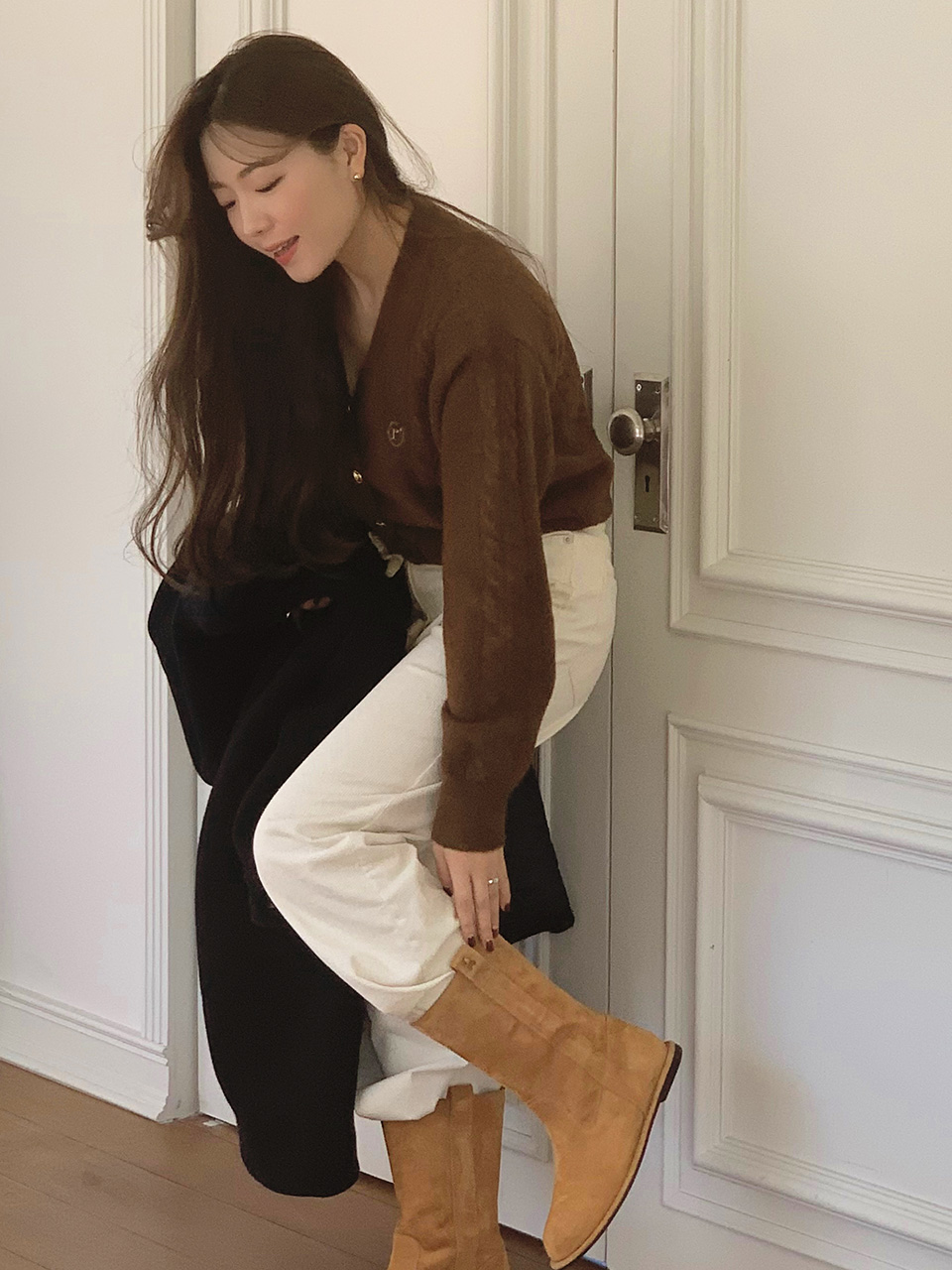 ROLAROLA X ATT SUEDE MIDDLE BOOTS CAMEL