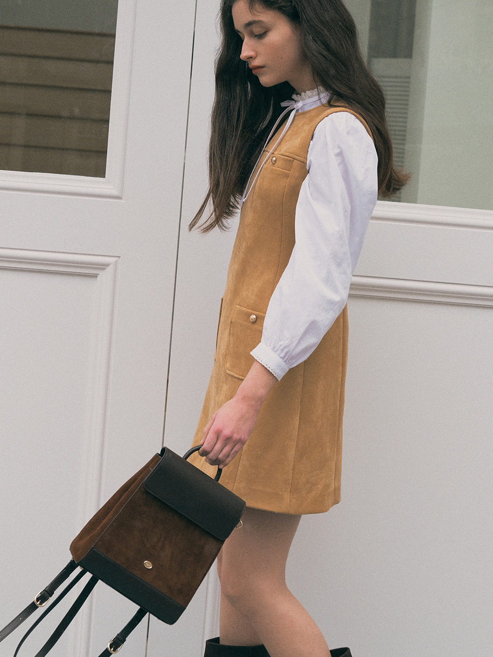 CLASSIC SUEDE BACKPACK BROWN