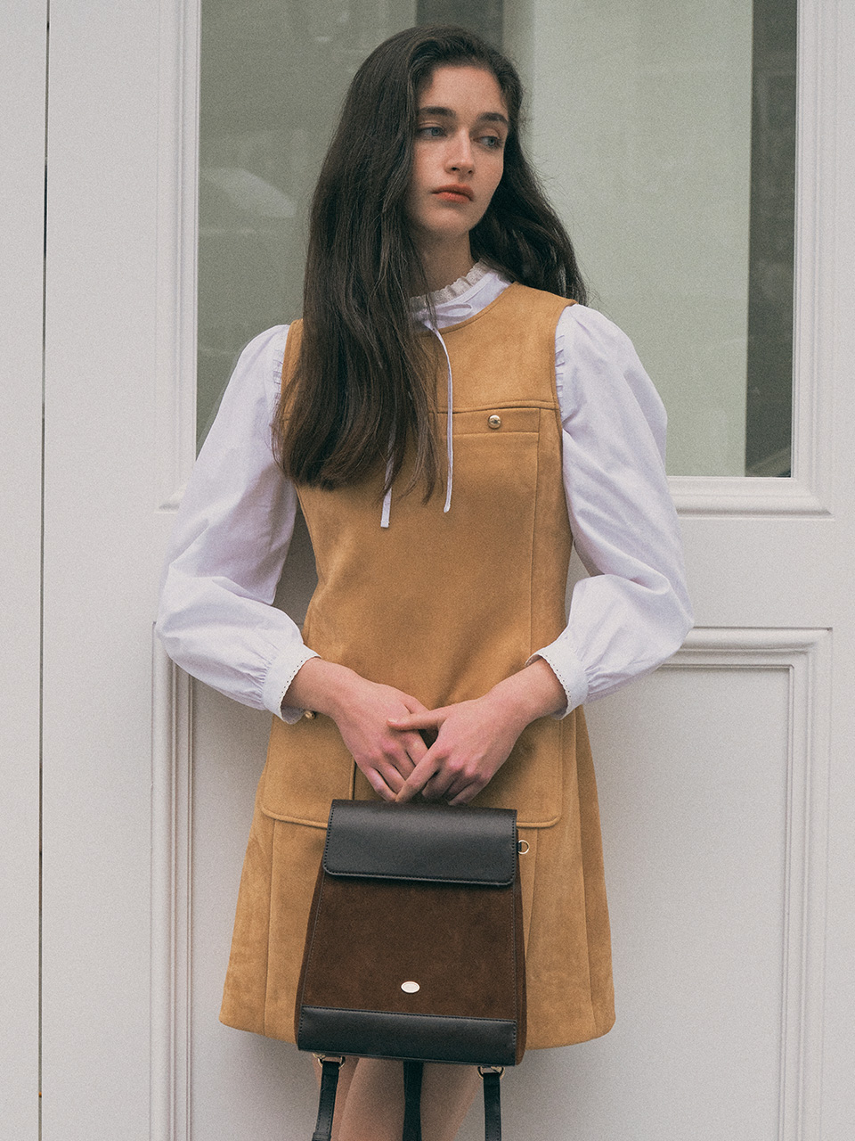 CLASSIC SUEDE BACKPACK BROWN