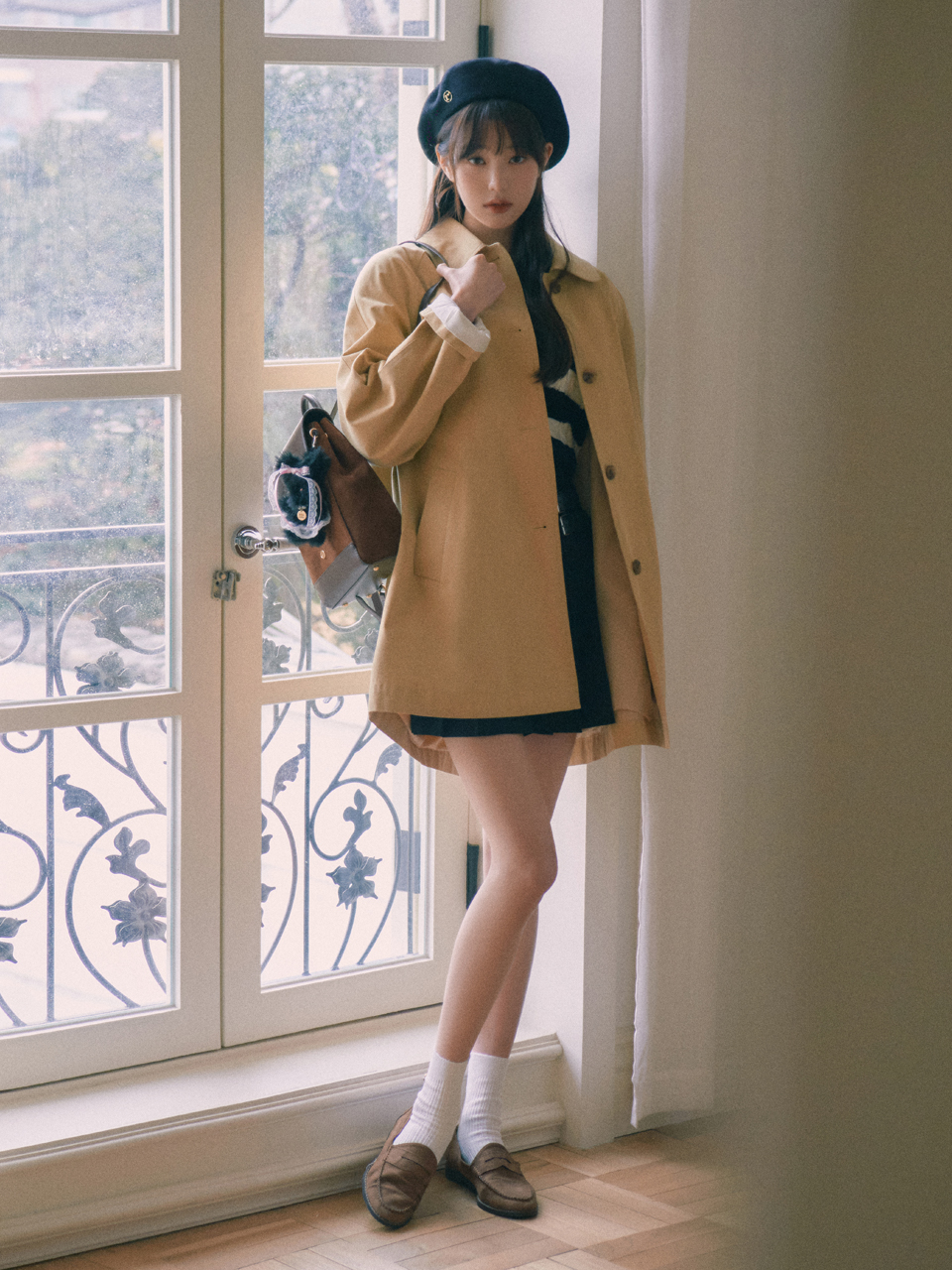 HALF TRENCH COAT BEIGE