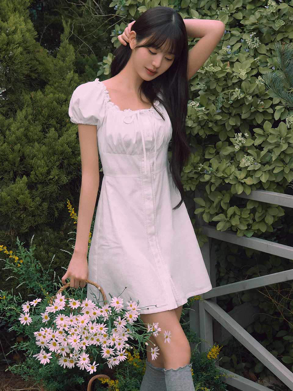 LACE MINI ONEPIECE WHITE