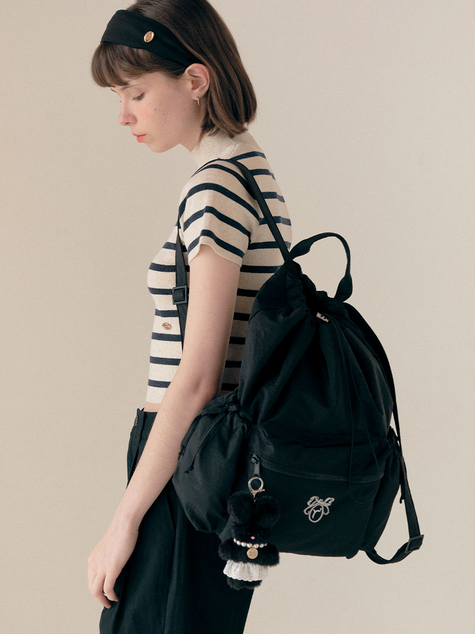 ROLA RIBBON BACKPACK BLACK