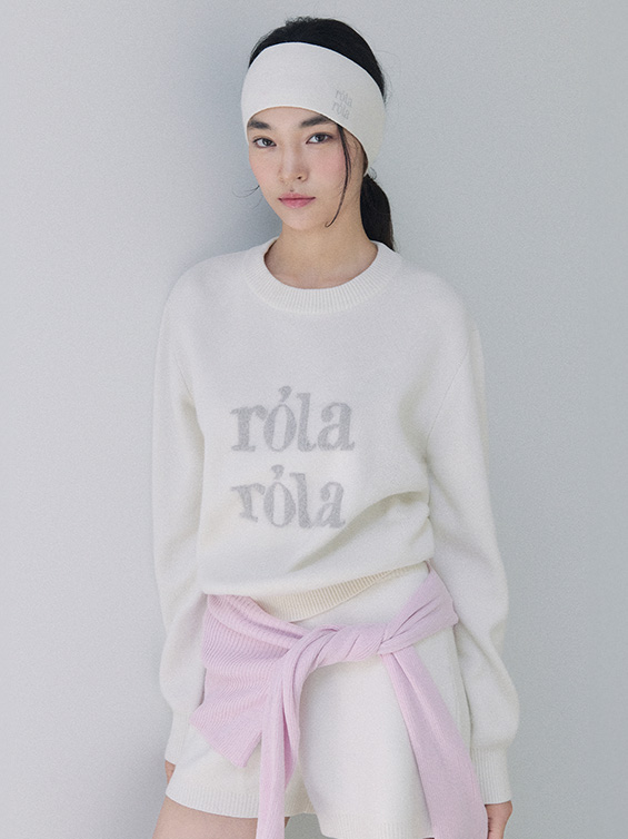 NUBASIC ROLA JACQUARD KNIT IVORY